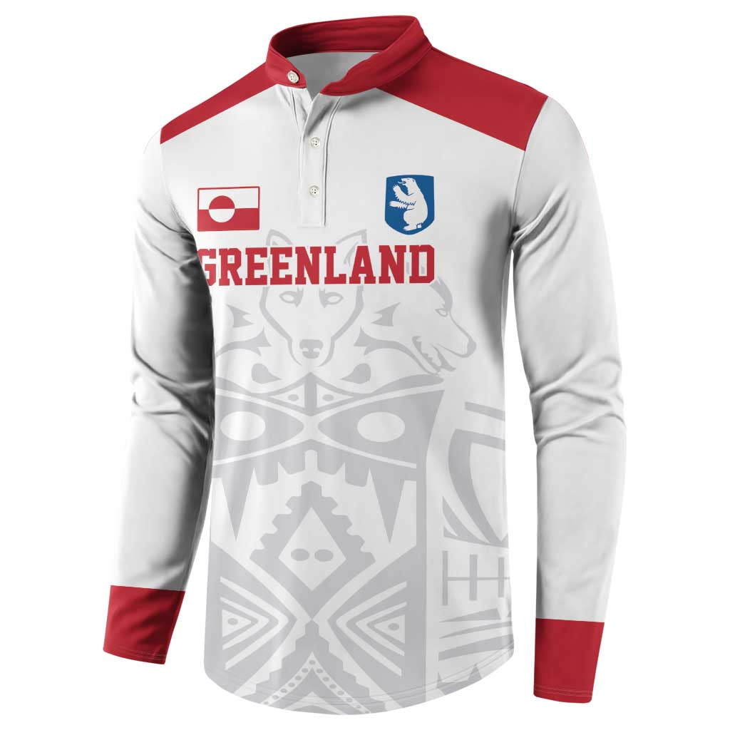 Custom Greenland Football Button Sweatshirt Polar-Bamserne 2022 Version