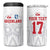 Custom Greenland Football 4 in 1 Can Cooler Tumbler Polar-Bamserne 2022 Version