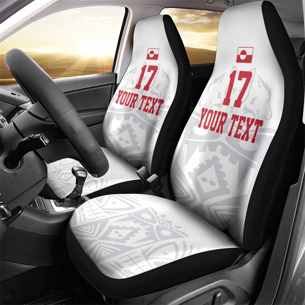 Custom Greenland Football Car Seat Cover Polar-Bamserne 2022 Version