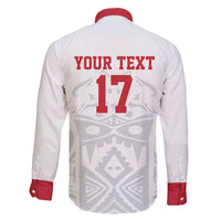 Custom Greenland Football Family Matching Long Sleeve Bodycon Dress and Hawaiian Shirt Polar-Bamserne 2022 Version