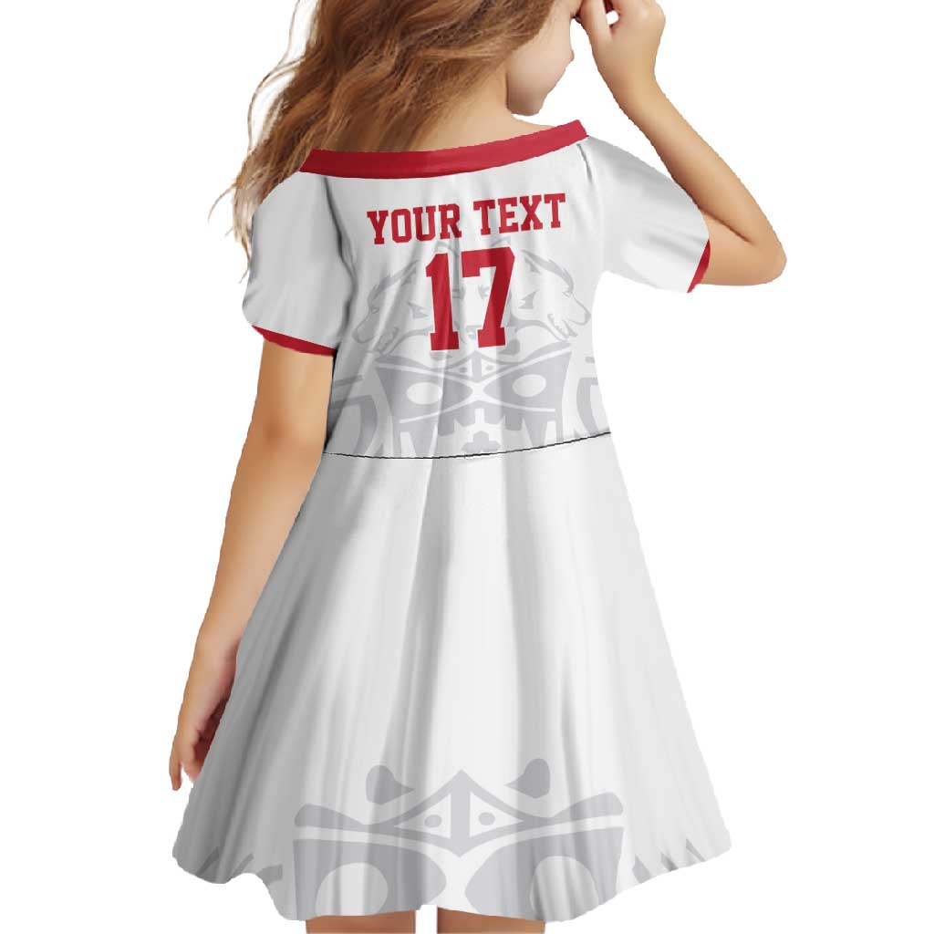 Custom Greenland Football Family Matching Mermaid Dress and Hawaiian Shirt Polar-Bamserne 2022 Version