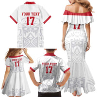 Custom Greenland Football Family Matching Mermaid Dress and Hawaiian Shirt Polar-Bamserne 2022 Version