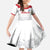 Custom Greenland Football Family Matching Off The Shoulder Long Sleeve Dress and Hawaiian Shirt Polar-Bamserne 2022 Version