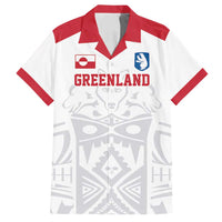 Custom Greenland Football Family Matching Off Shoulder Short Dress and Hawaiian Shirt Polar-Bamserne 2022 Version