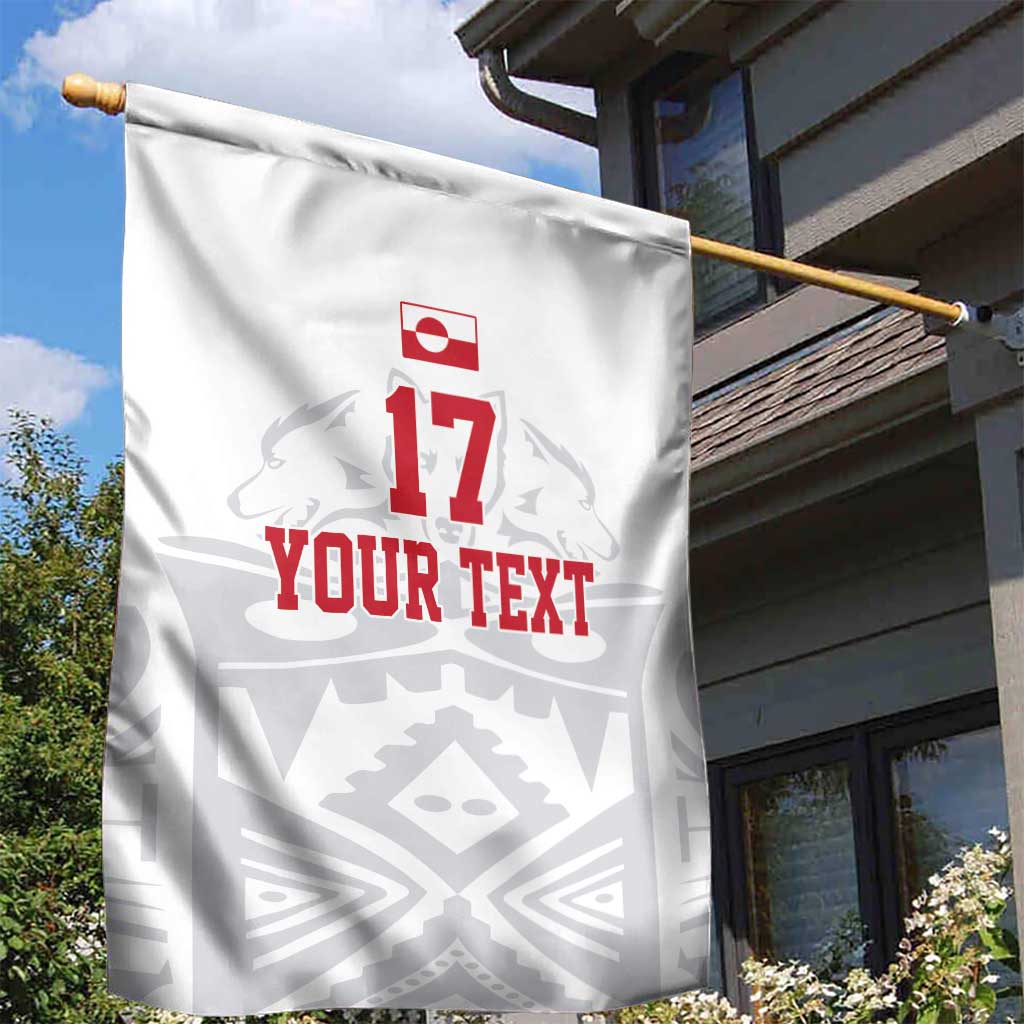 Custom Greenland Football Garden Flag Polar-Bamserne 2022 Version