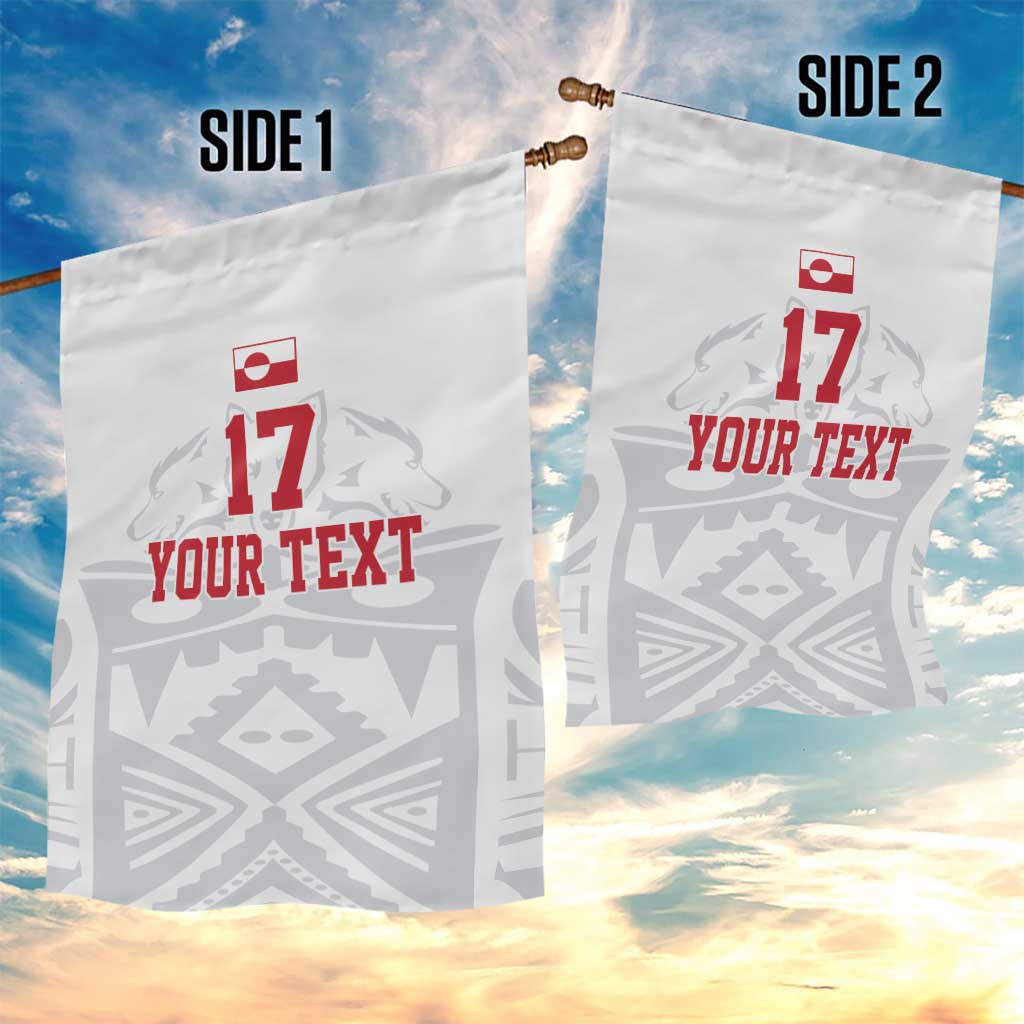 Custom Greenland Football Garden Flag Polar-Bamserne 2022 Version