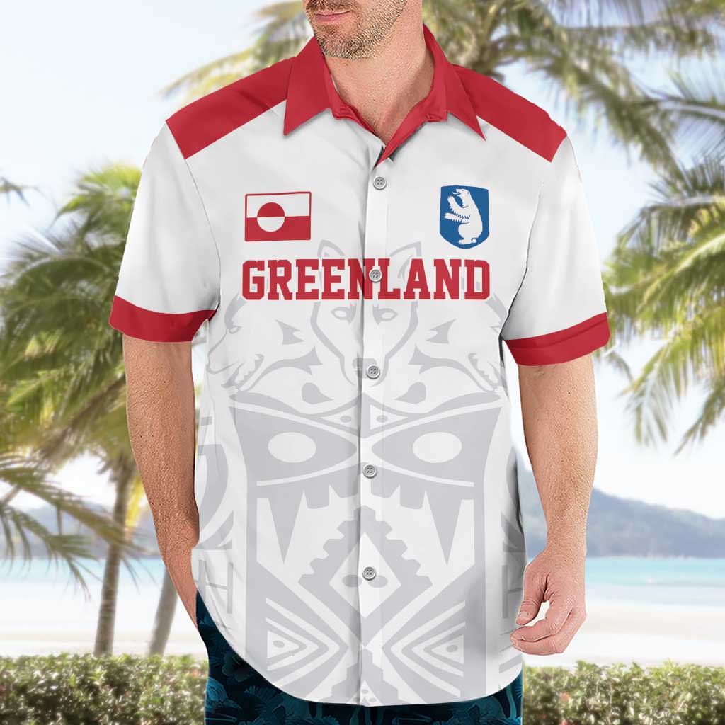 Custom Greenland Football Hawaiian Shirt Polar-Bamserne 2022 Version