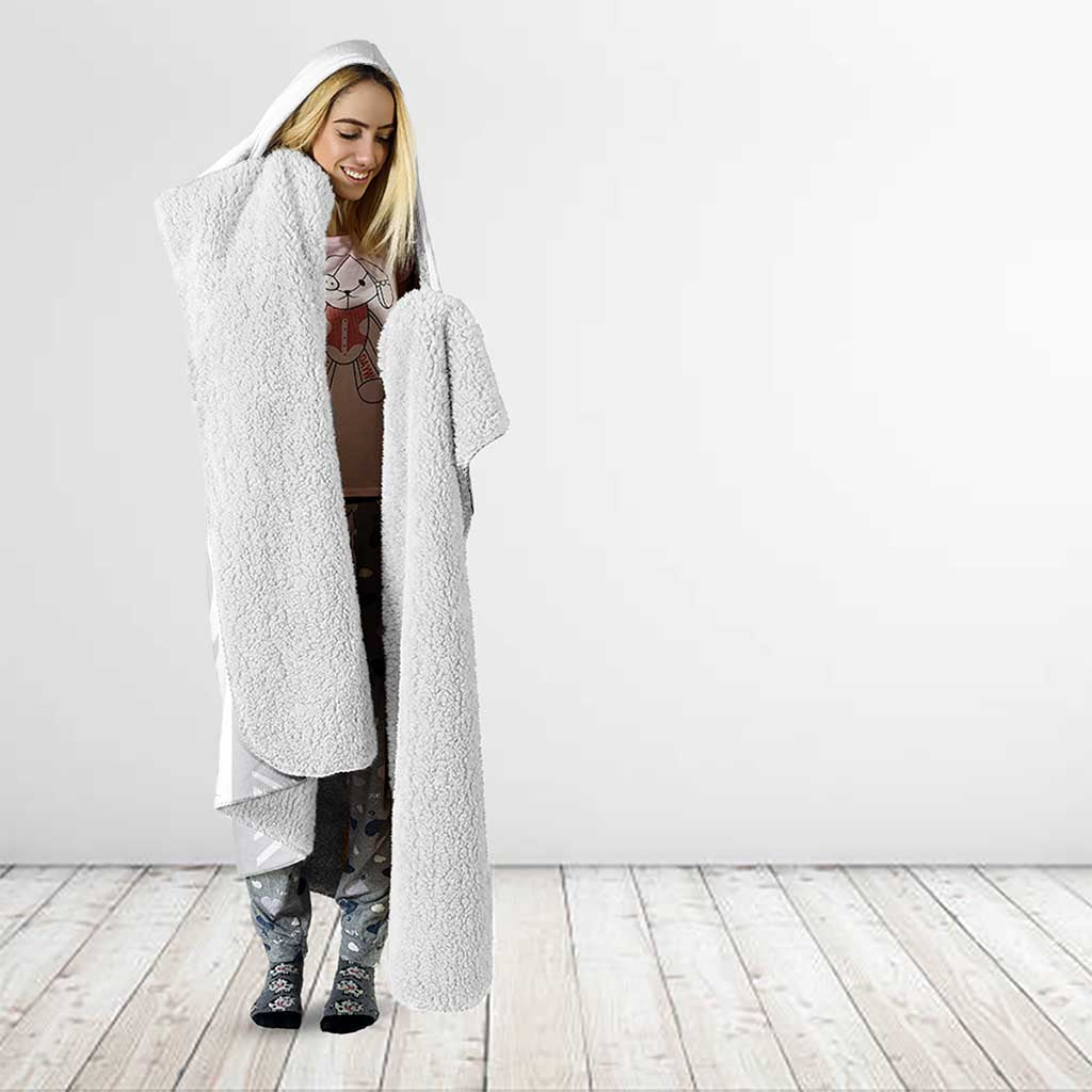 Custom Greenland Football Hooded Blanket Polar-Bamserne 2022 Version