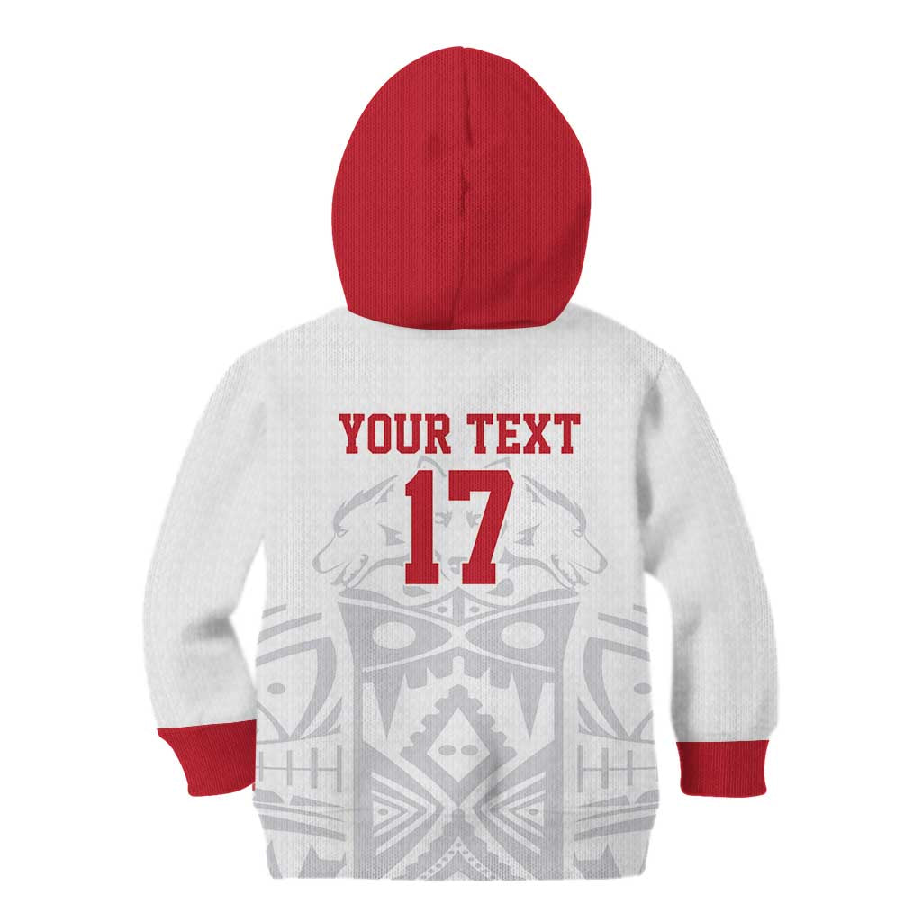 Custom Greenland Football Kid Hoodie Polar-Bamserne 2022 Version