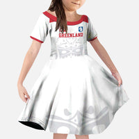 Custom Greenland Football Kid Short Sleeve Dress Polar-Bamserne 2022 Version