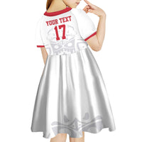 Custom Greenland Football Kid Short Sleeve Dress Polar-Bamserne 2022 Version