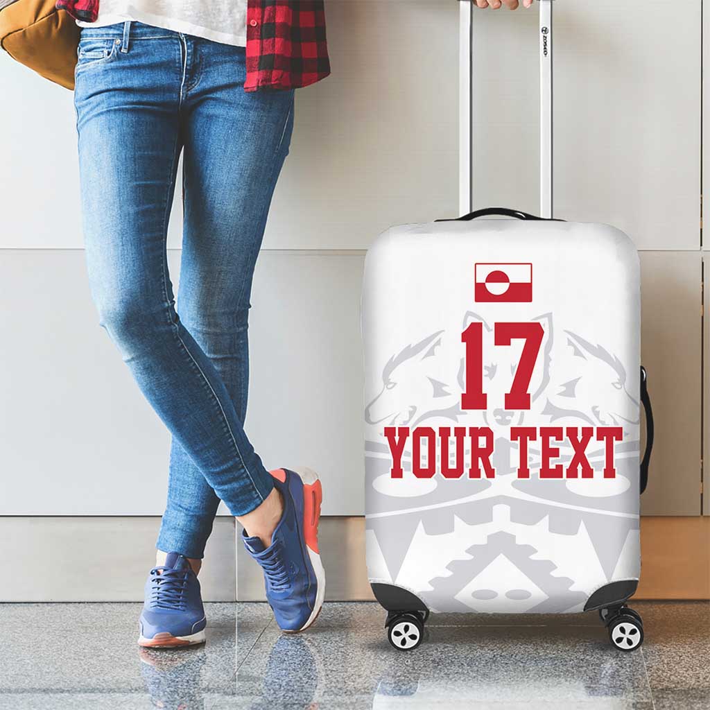 Custom Greenland Football Luggage Cover Polar-Bamserne 2022 Version