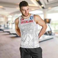 Custom Greenland Football Men Tank Top Polar-Bamserne 2022 Version