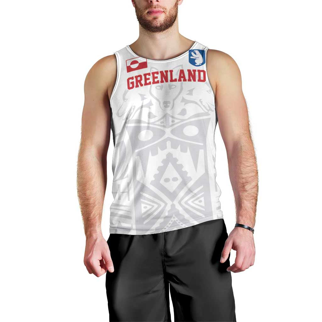 Custom Greenland Football Men Tank Top Polar-Bamserne 2022 Version