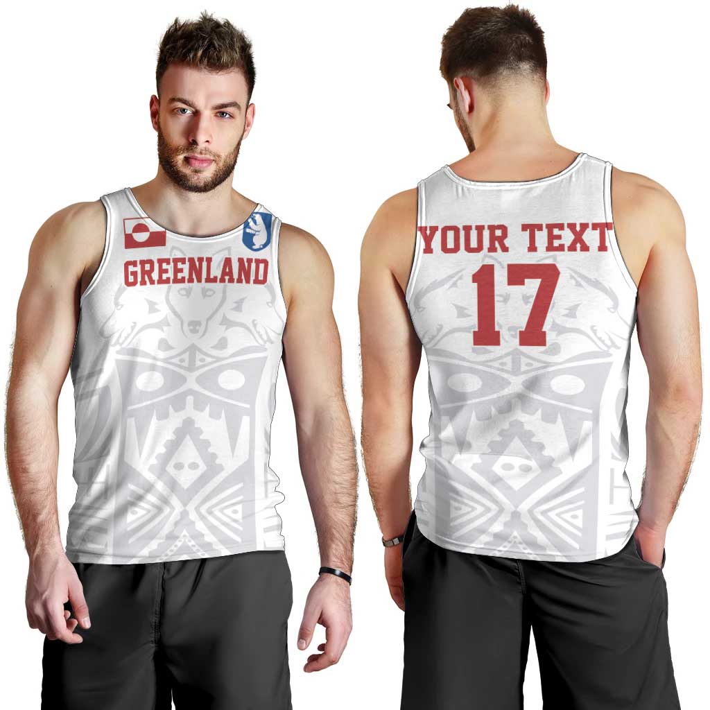 Custom Greenland Football Men Tank Top Polar-Bamserne 2022 Version