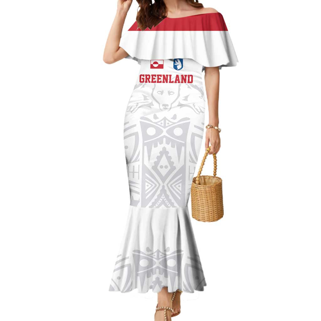 Custom Greenland Football Mermaid Dress Polar-Bamserne 2022 Version