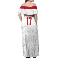 Custom Greenland Football Off Shoulder Maxi Dress Polar-Bamserne 2022 Version