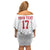 Custom Greenland Football Off Shoulder Short Dress Polar-Bamserne 2022 Version