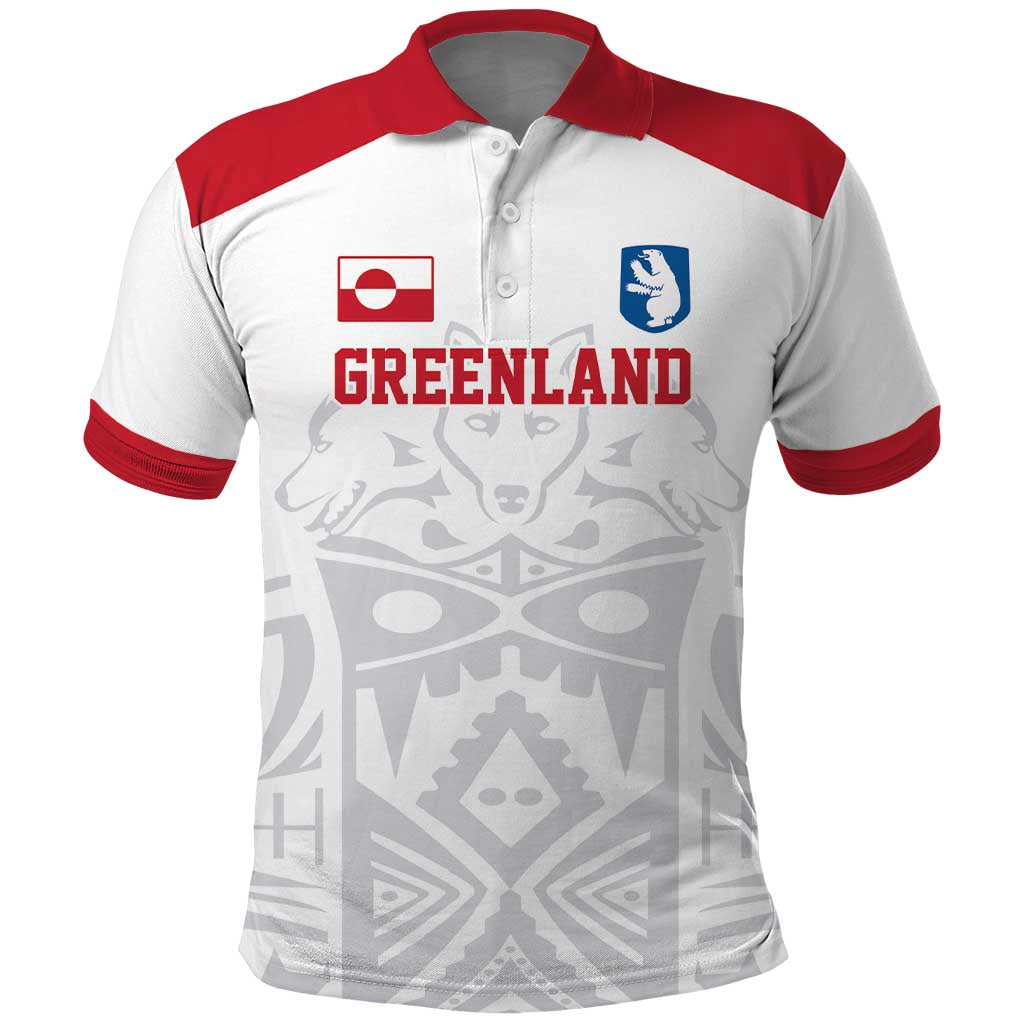 Custom Greenland Football Polo Shirt Polar-Bamserne 2022 Version