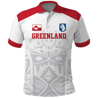 Custom Greenland Football Polo Shirt Polar-Bamserne 2022 Version