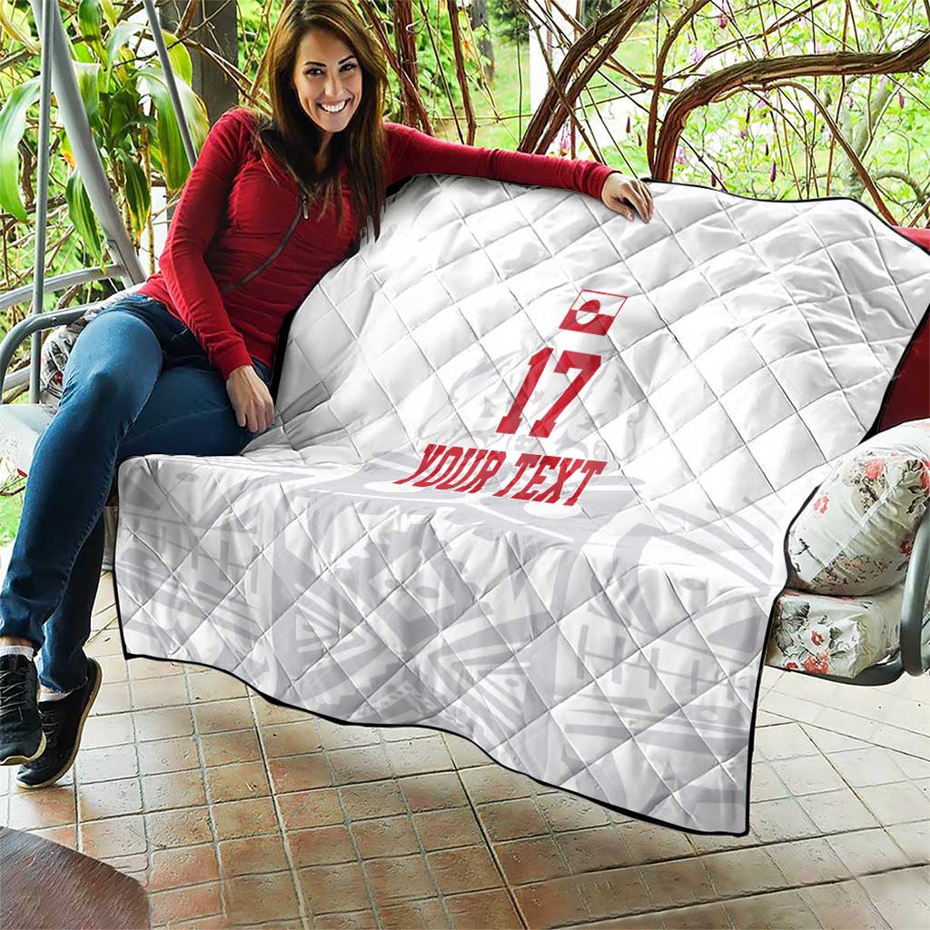 Custom Greenland Football Quilt Polar-Bamserne 2022 Version