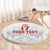 Custom Greenland Football Round Carpet Polar-Bamserne 2022 Version