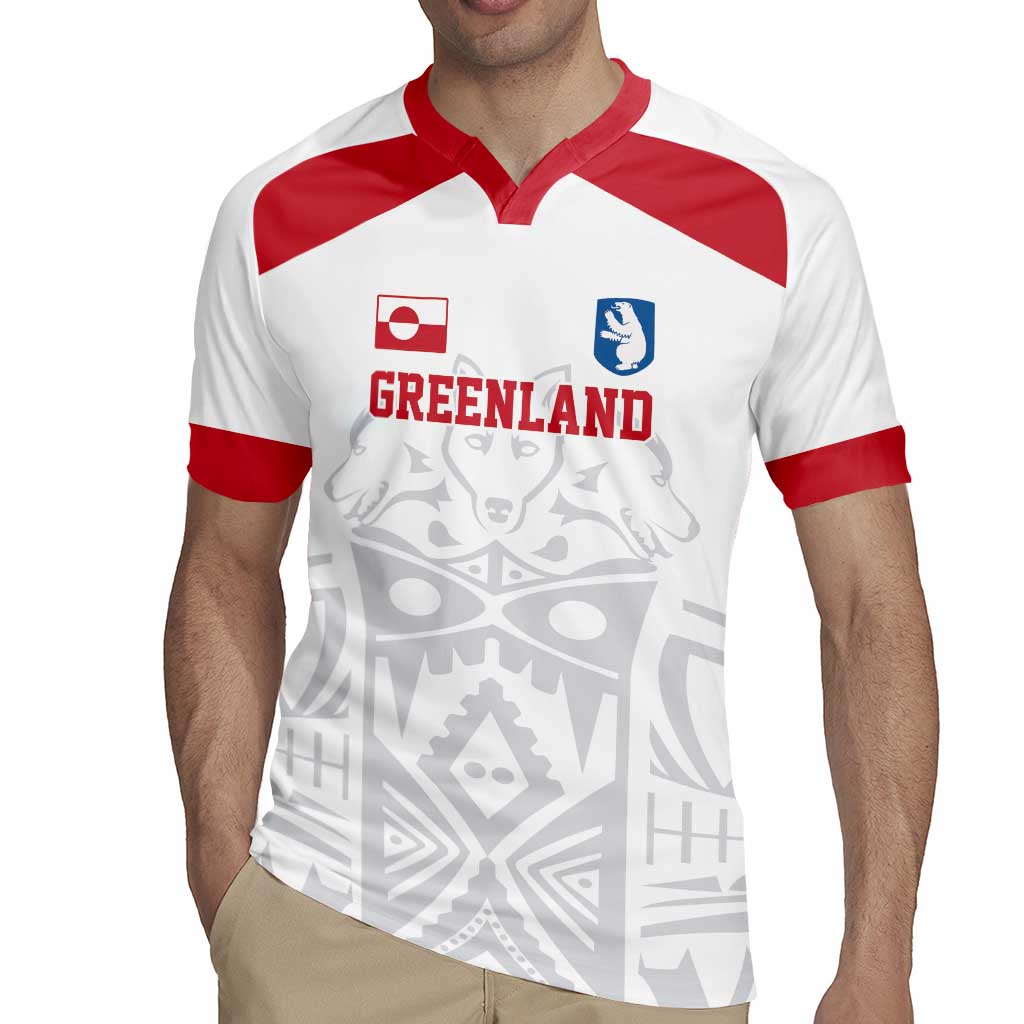 Custom Greenland Football Rugby Jersey Polar-Bamserne 2022 Version