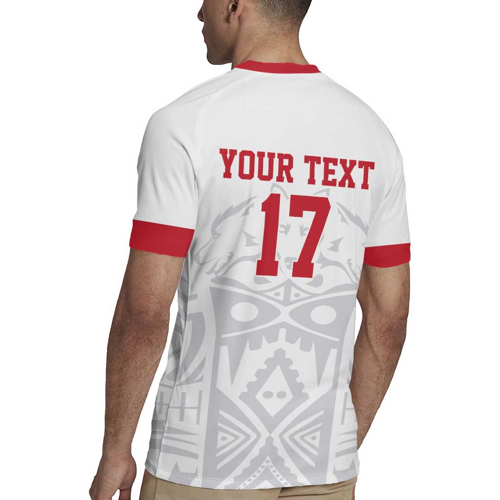 Custom Greenland Football Rugby Jersey Polar-Bamserne 2022 Version