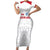 Custom Greenland Football Short Sleeve Bodycon Dress Polar-Bamserne 2022 Version