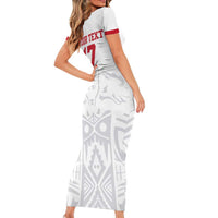 Custom Greenland Football Short Sleeve Bodycon Dress Polar-Bamserne 2022 Version