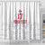 Custom Greenland Football Shower Curtain Polar-Bamserne 2022 Version