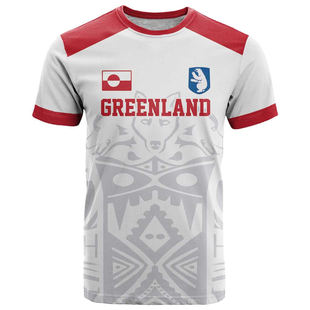 Custom Greenland Football T Shirt Polar-Bamserne 2022 Version