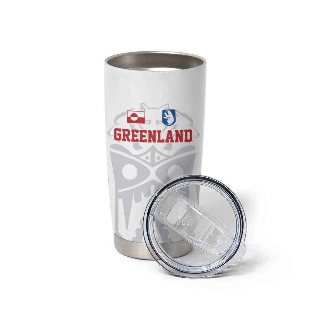 Custom Greenland Football Tumbler Cup Polar-Bamserne 2022 Version