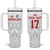 Custom Greenland Football Tumbler With Handle Polar-Bamserne 2022 Version