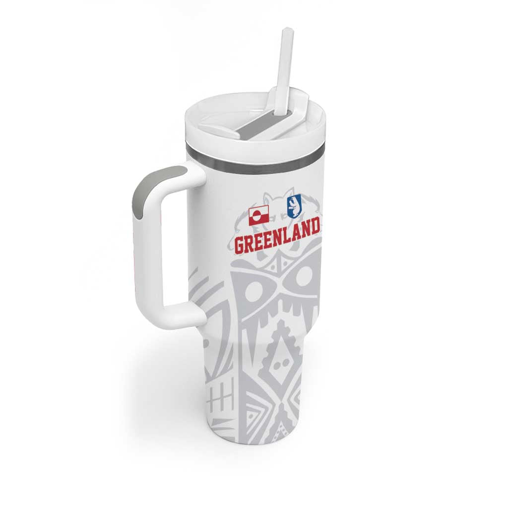 Custom Greenland Football Tumbler With Handle Polar-Bamserne 2022 Version