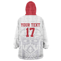 Custom Greenland Football Wearable Blanket Hoodie Polar-Bamserne 2022 Version