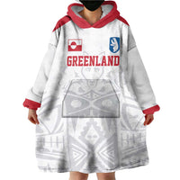Custom Greenland Football Wearable Blanket Hoodie Polar-Bamserne 2022 Version