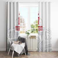 Custom Greenland Football Window Curtain Polar-Bamserne 2022 Version