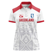 Custom Greenland Football Women Polo Shirt Polar-Bamserne 2022 Version