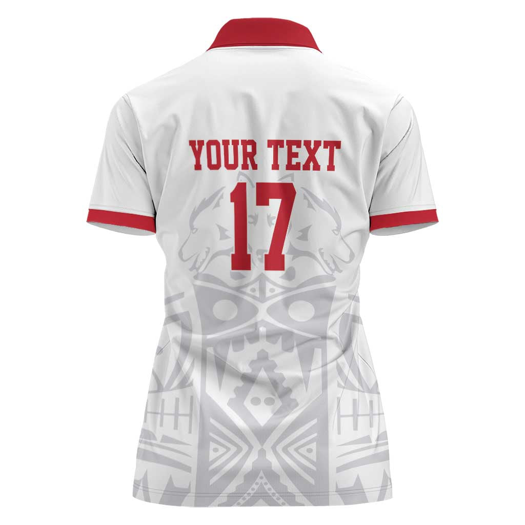 Custom Greenland Football Women Polo Shirt Polar-Bamserne 2022 Version