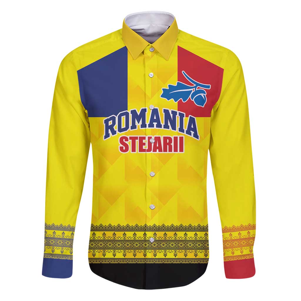 Custom Romania Rugby Go Champions Family Matching Puletasi and Hawaiian Shirt Romanian Traditional Patern