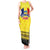 Custom Romania Rugby Go Champions Tank Maxi Dress Romanian Traditional Patern