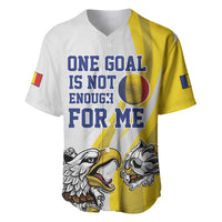 Custom Romania Football With Eagle Mascot Baseball Jersey Sporty Style