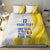 Custom Romania Football With Eagle Mascot Bedding Set Sporty Style