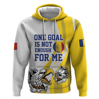 Custom Romania Football With Eagle Mascot Hoodie Sporty Style