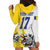 Custom Romania Football With Eagle Mascot Hoodie Dress Sporty Style