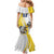 Custom Romania Football With Eagle Mascot Mermaid Dress Sporty Style