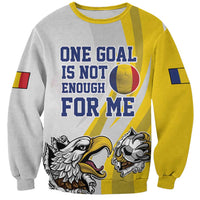 Custom Romania Football With Eagle Mascot Sweatshirt Sporty Style