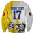 Custom Romania Football With Eagle Mascot Sweatshirt Sporty Style
