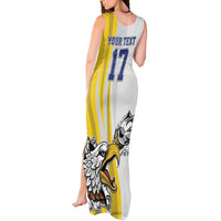Custom Romania Football With Eagle Mascot Tank Maxi Dress Sporty Style